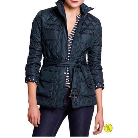 Banana Republic Jackets & Blazers - Banana Republic Utility Prarie Workcoat Quilted Jacket with Belt True Navy XS
